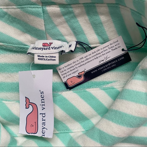NWT Vineyard Vines striped knit pullover sweatshirt - Picture 5 of 12